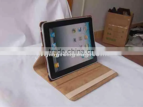 hot sale design leather rotatable tablet case