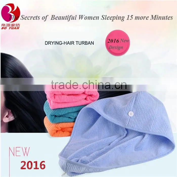Microfiber Magic Drying Turban Wrap Towel, Hair Dry Quick Dryer Bath Towels Cap