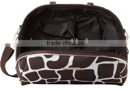 custom black womens toiletry bag