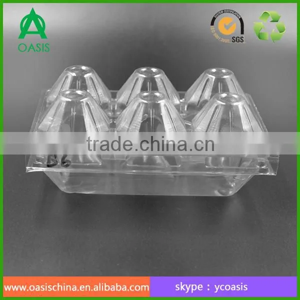 Customized PVC plastic foldable egg box