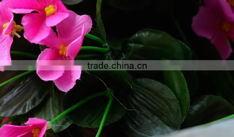 Decorative artificial flower garland for hotel