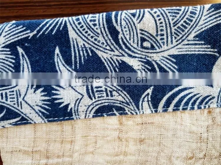 14.5*-14.5cm Ramie &Cotton fabric cup Coaster