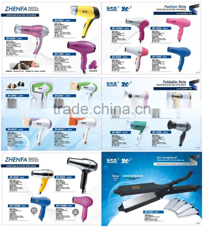 Professional AC Motor Hair Drier Steam hair dryer 2400w ZF-8836
