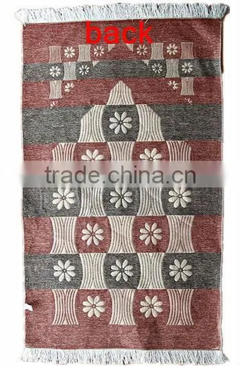100%chenille high quality Muslim prayer rug