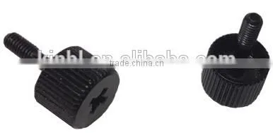 custom special screws with black zinc plated