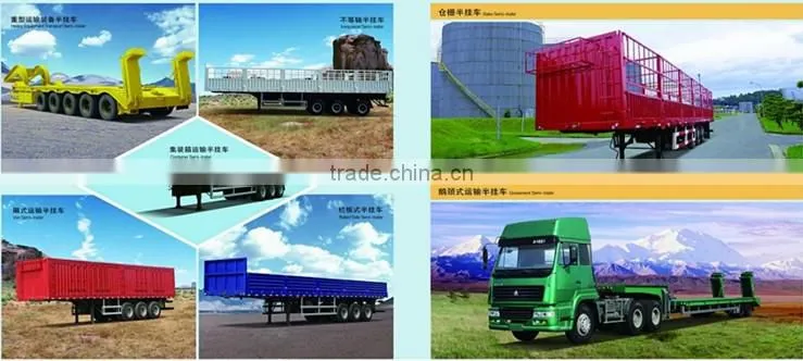 for big machine semi truck trailer hot wheels truck and trailer 3 axle extentable low bed trailer