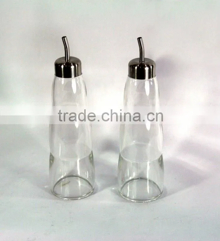 Oil and Vinegar Bottle/Dispenser with Pour Spout