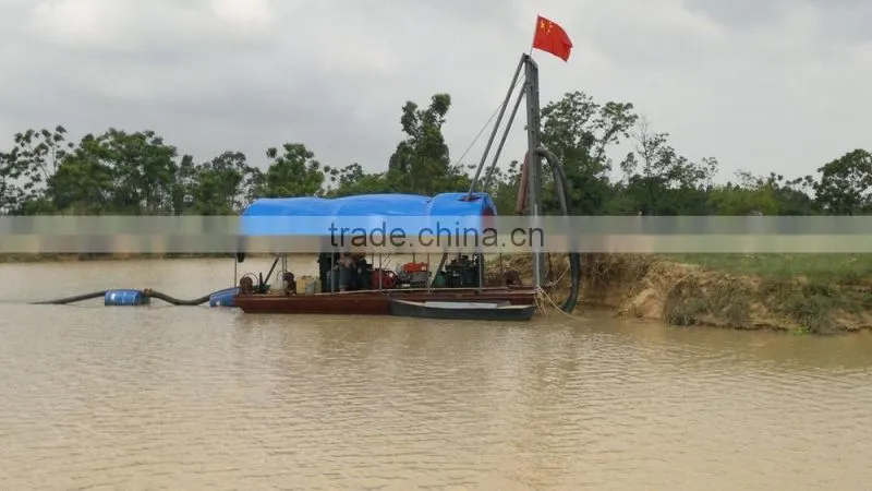 80-150 m3/hour dredger and sand dredger and suction dredger