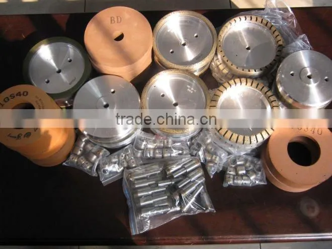 Glass work use grinding and polishing wheel