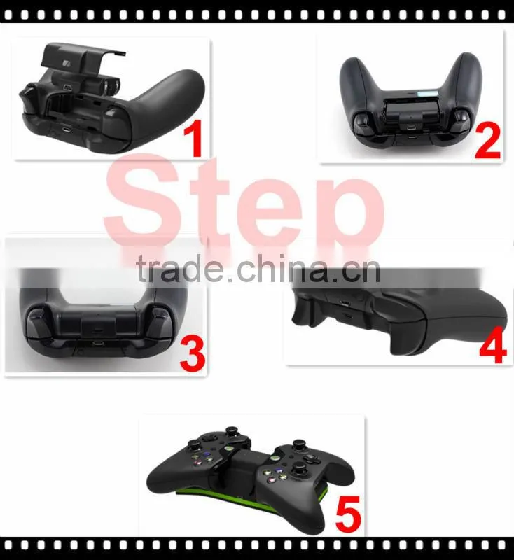 2pcs 700mAh batteries controller charger for XBOX1