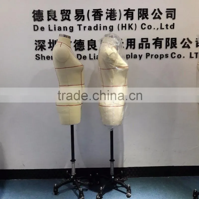 Half body head tailoring male mannequins for sale