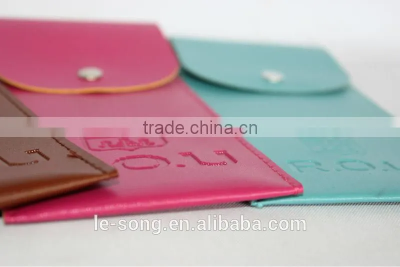 high quality leather pen bag