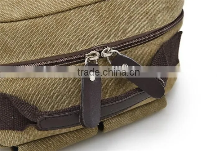 Leisure College Travel school bags for teenagers boys canvas backpack