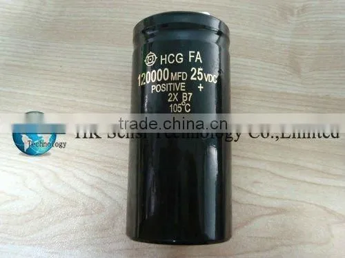 HITACHI HCGFA 120000MFD 25VDC new & original Aluminum Electrolytic Capacitor