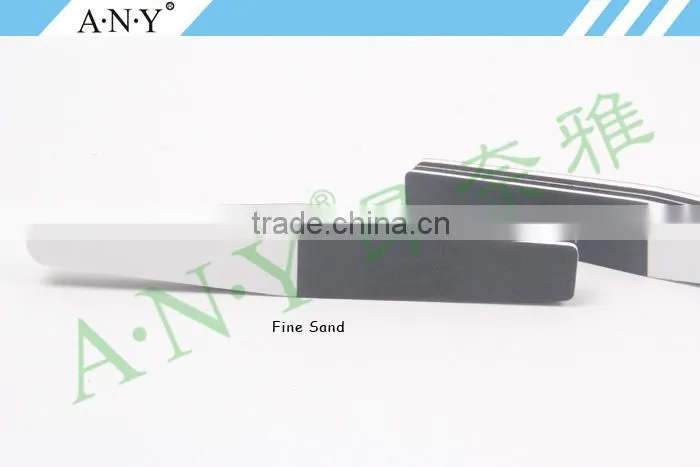 Nail Art Manicure Polishing Using Grey Sponge 3 Way Korea Paper Nail File