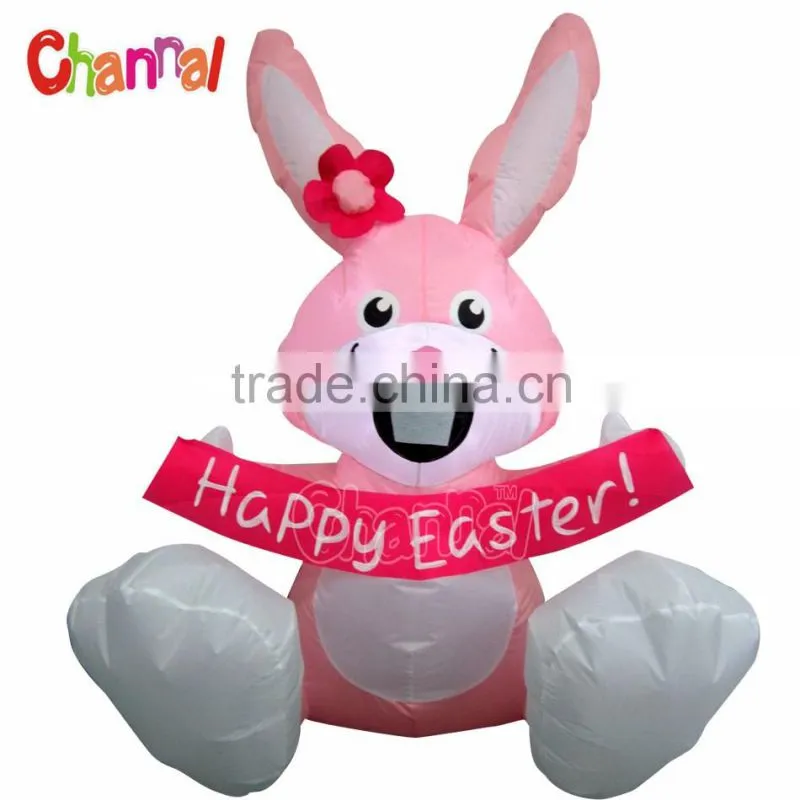 120cm/4ft Inflatable easter bunny inflatable party decoration for easter decoration