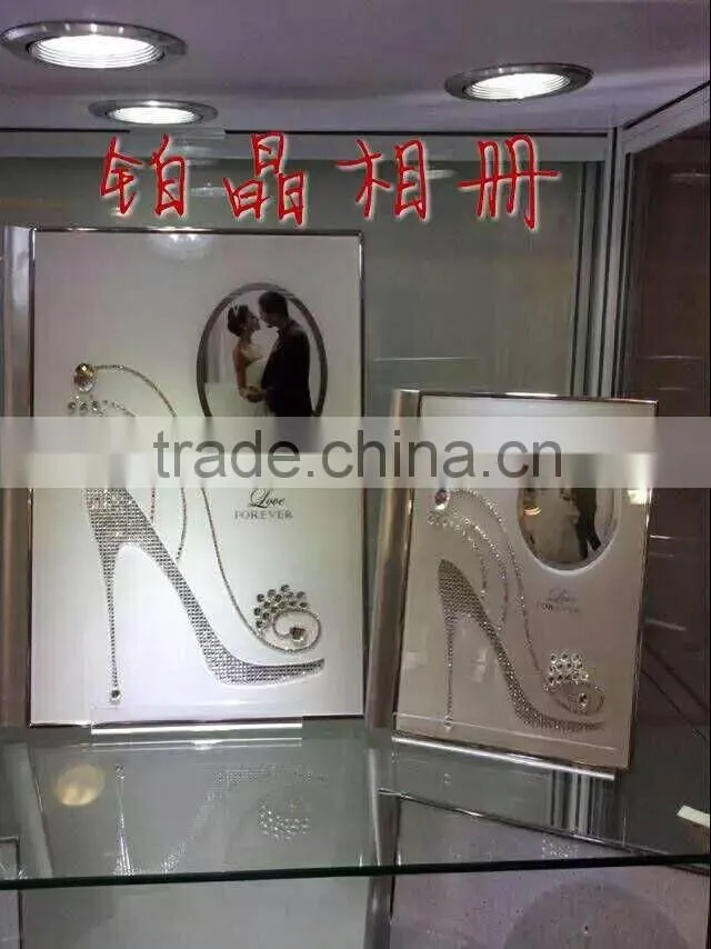China professional manufacture high quality beautiful MDF crystal photobook cover