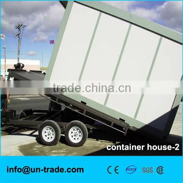 20ft folding container house joints for 2 floors building