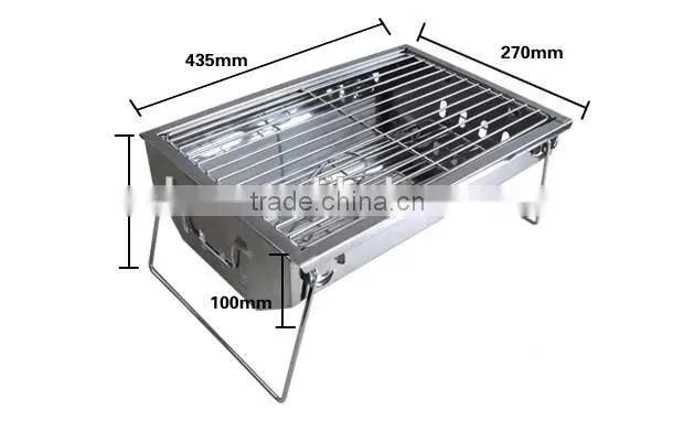 Smokeless outdoor cheap portable bbq grill stainless