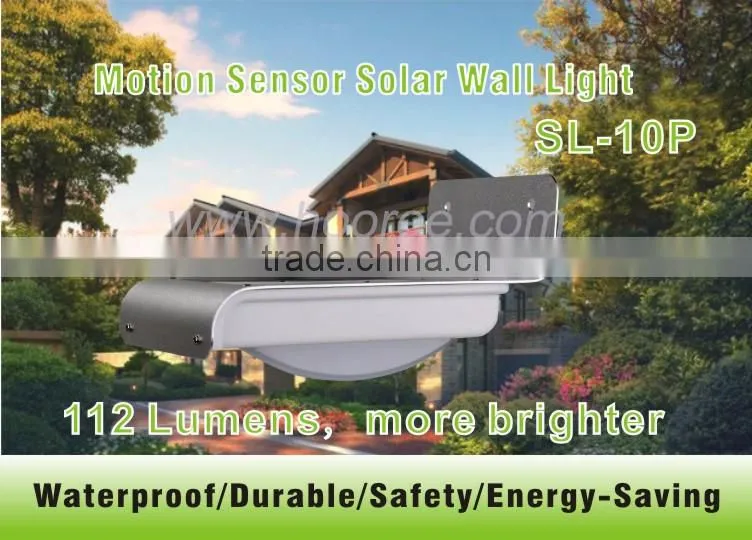 Stainless steel solar wall and fence light SL-10P
