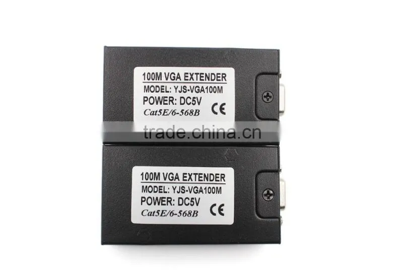 Manufacture VGA+Audio Extender 100m VGA Extender YJS-VGA100M