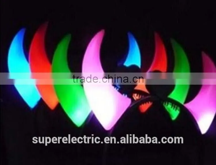 Professional design hair bands wholesale cheap light up led plastic hair band