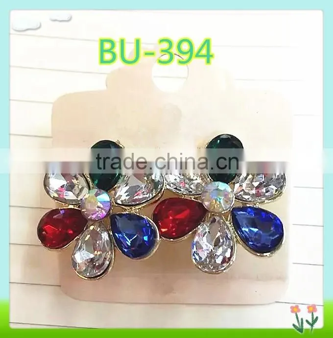 Fashion garment accessory wholesale rhinestone buttons cheap