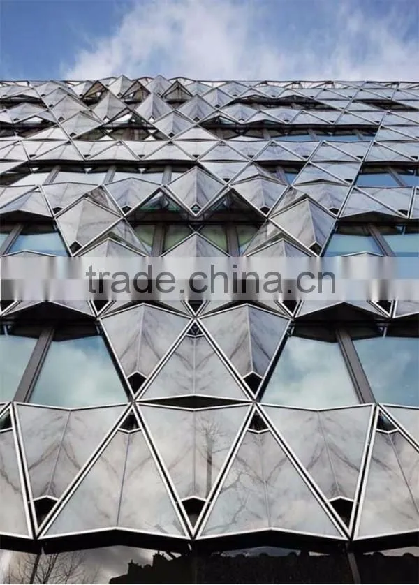 Factory Price Construction Glass Curtain Walls For Commercial Buildings