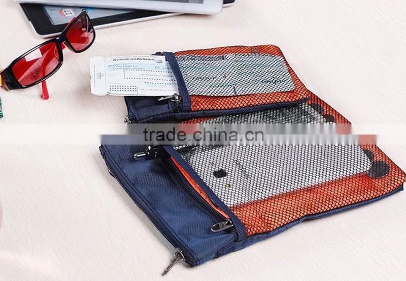 Neck Stash Pouch Passport Holder Safety Travel Wallet Phone Pocket Bag