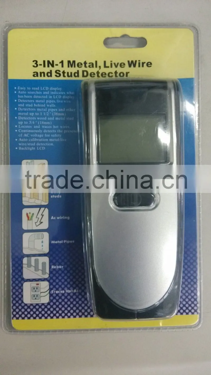 3 in 1 Metal , AC Live Wire and Stud Detector
