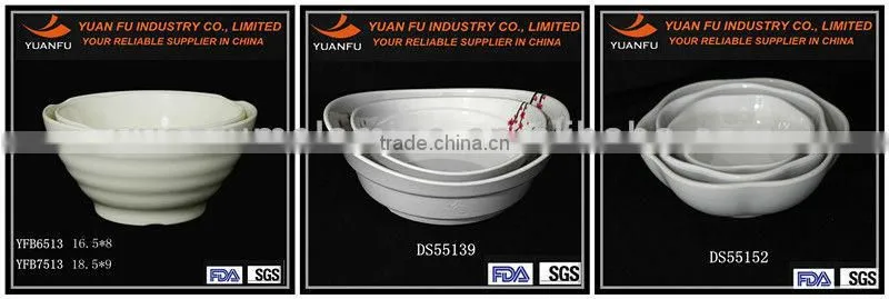 Elegant design melamine manufacturer dishes for restaurant