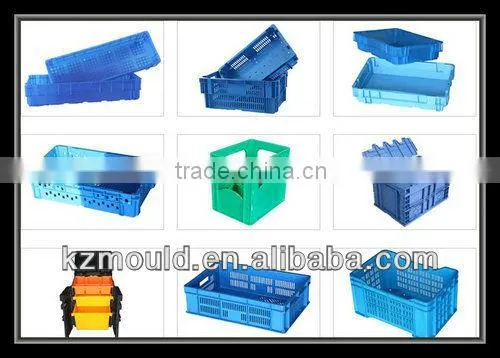 Plastic turnover box mould,plastic crate mould