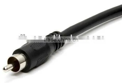 CCTV plastic Audio Video RCA cables coaxial connector