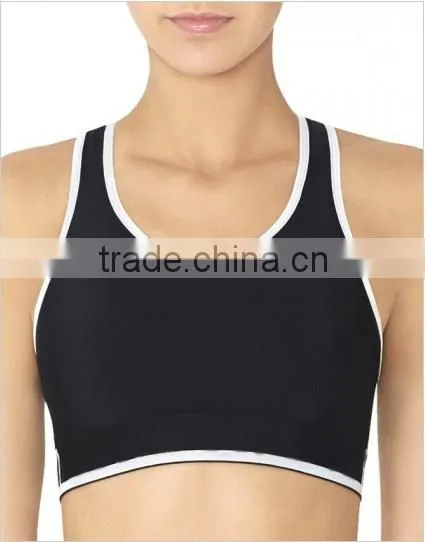 cotton plain color women sport tops