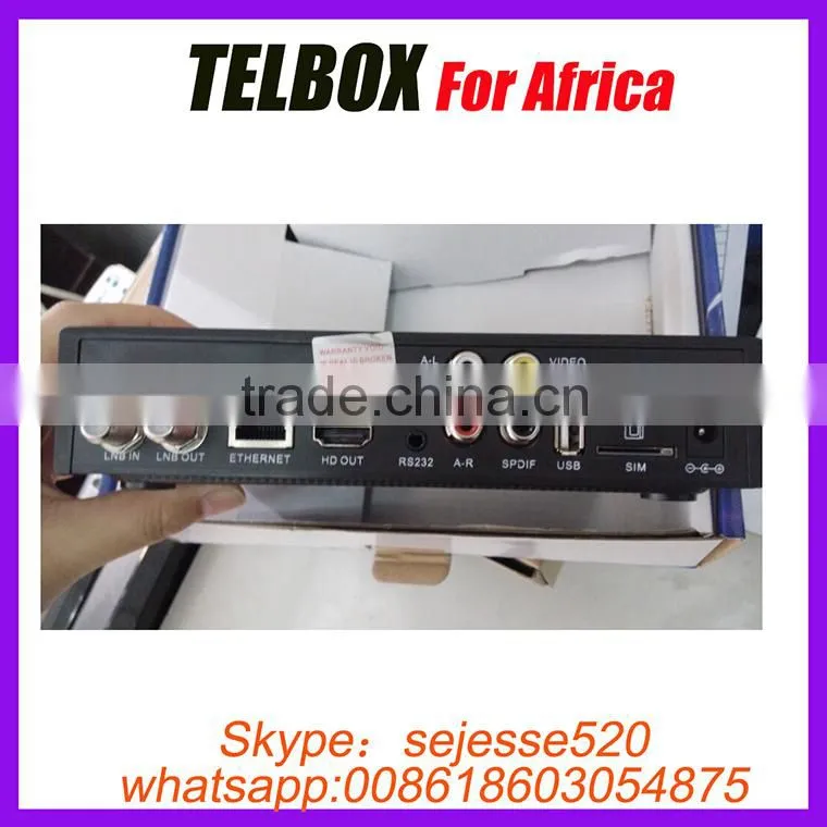 New arrivalStocks for 2015 newest telbox t1 full hd gprs decoder for Africa TELBOX T1