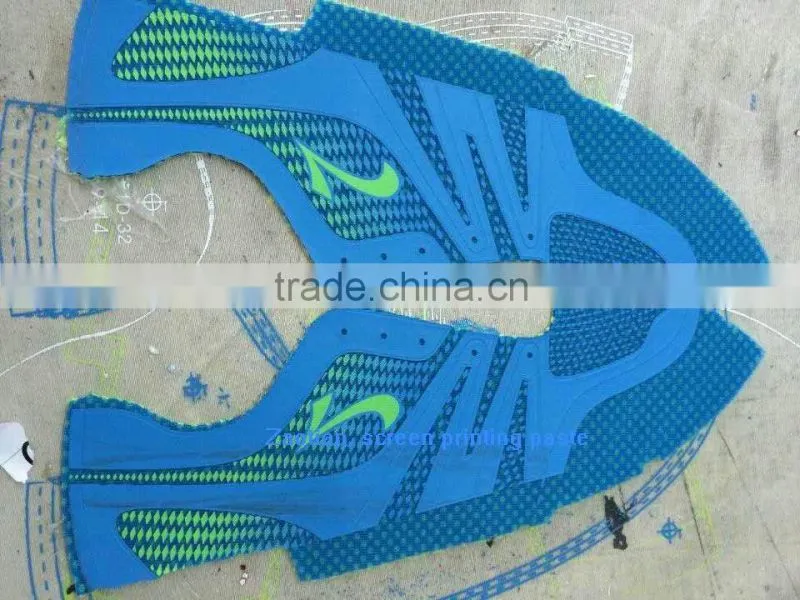water based transparent 3D effect golden oil for screen printing sport shoes