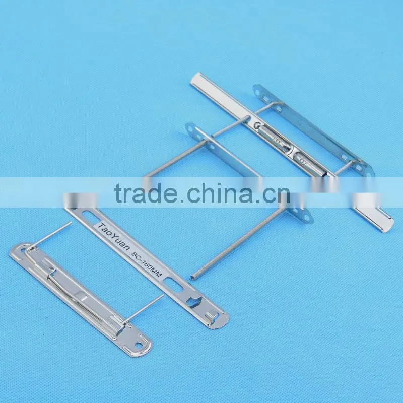 2014 top sale flat metal spring clips / spring fastener / spring file clips