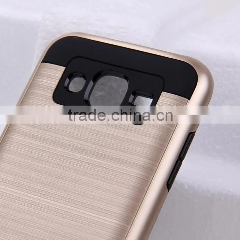 brush satin mobile phone cover for samsung galaxy j3