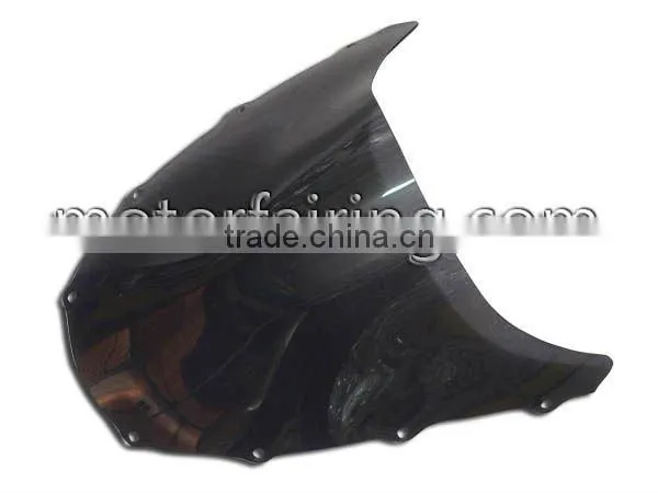 For Kawasaki ZX-6R 98-99 Plastic black Motorcycle Windshield Windscreen