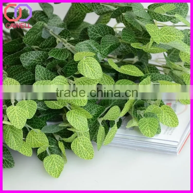wholesale ornamental green eucalyptus plastic artificial foliage for flower arrangements