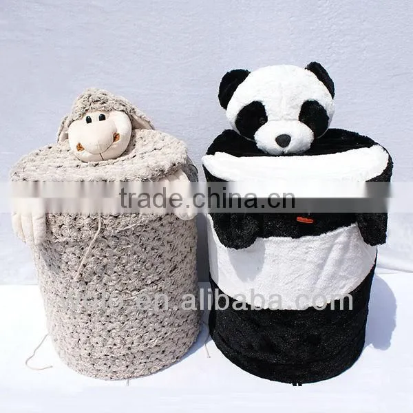 Lovely animal storage hamper stool