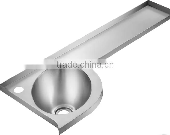 Yacht,Boat ,Train and Public Mobile Toilet Used Stainless Steel Triangle Round Hand Wash Basin Corner Sink GR-Y598