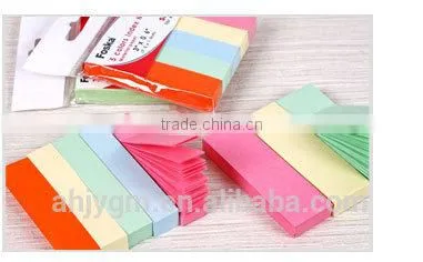 Square Shape PET Film Color Adhesive Index Marker/Sticky notes