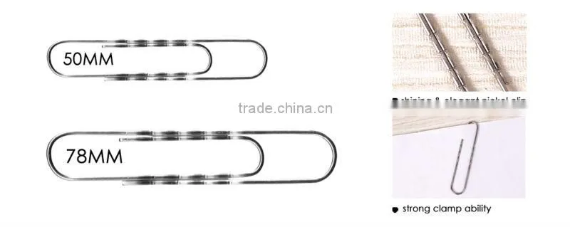 Wavy Nickel Paper Clips
