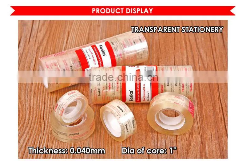 Hot Sale Stationery Transparent Invisible Tape