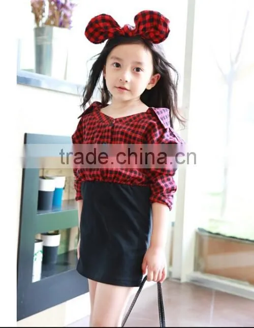 2015 New Design Baby Dress Pictures Wholesale Boutique Shop Hot Sale Kids Summer One Piece Dress