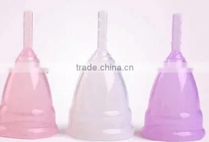 2016 FDA CE 100% Medical Silicone Lady Menstrual Cups