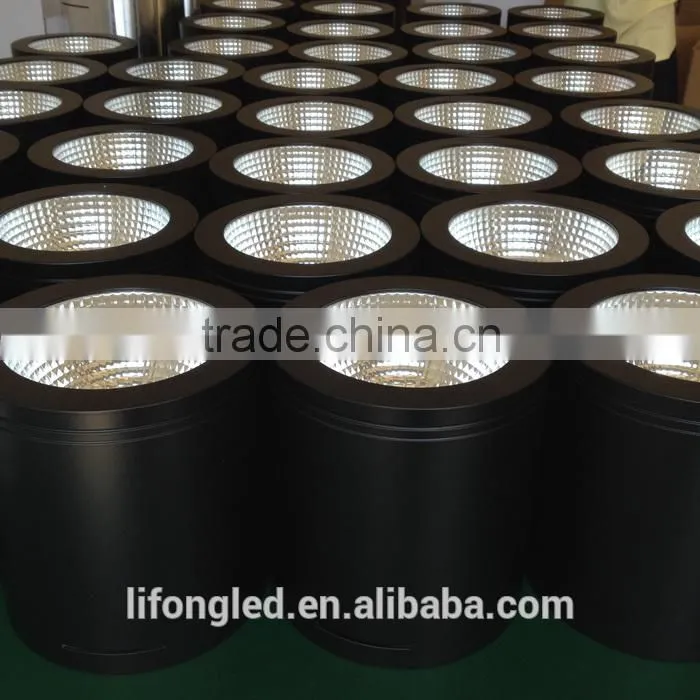 Design high power black led surface mounted downlight 30w 50W 8inch China supplier led light