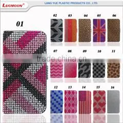 New detachable TPU + PC 2 in 1 flexional diamond 4.7inch transparent cell phone case for iphone 6, mobile phone case