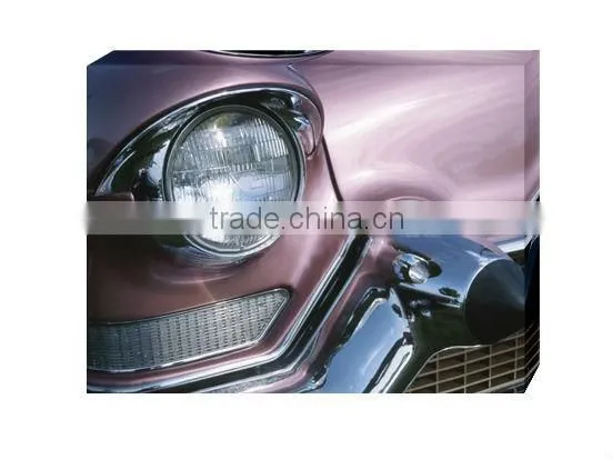 Blue beautiful car canvas painting services